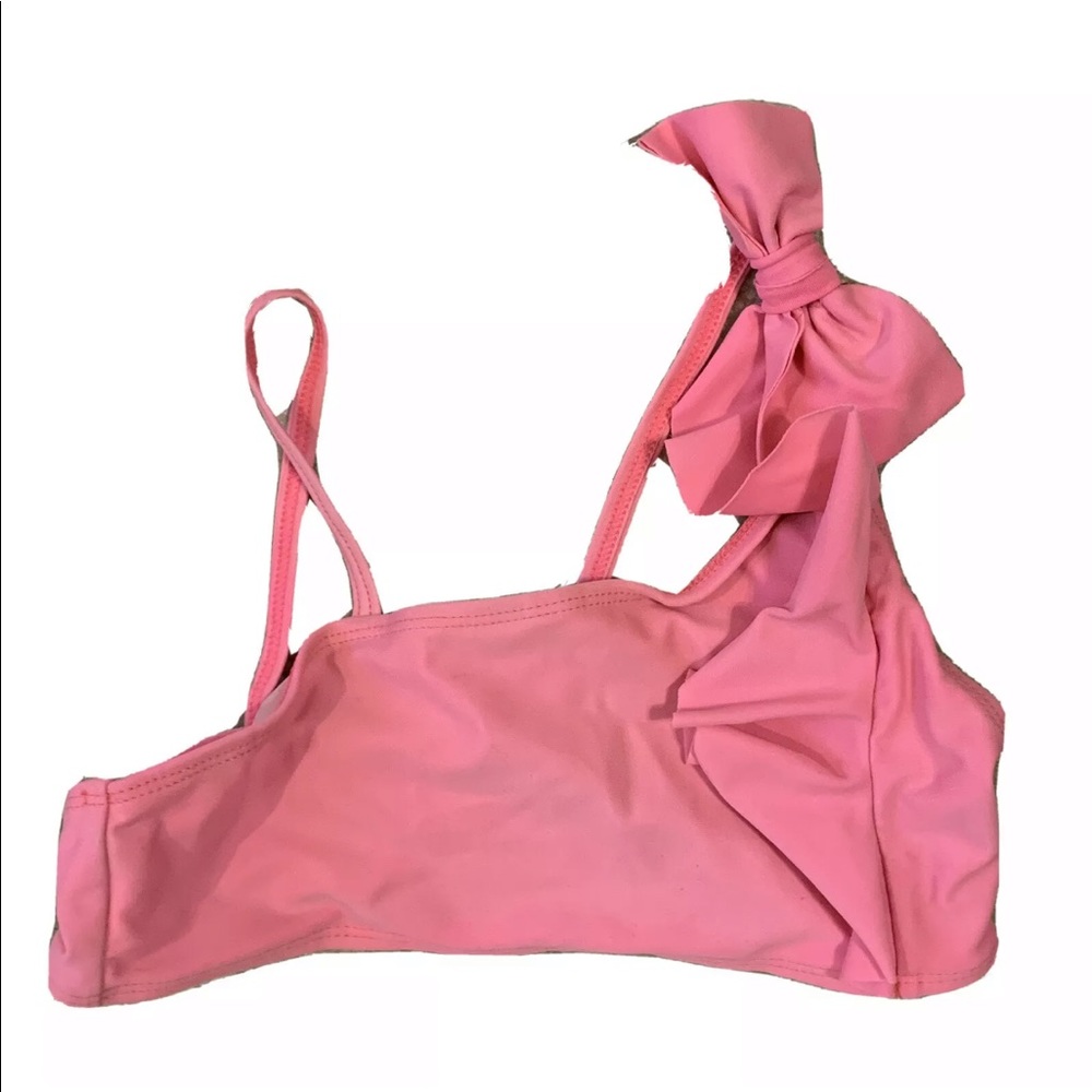 Girls Hot Pink Bikini Top